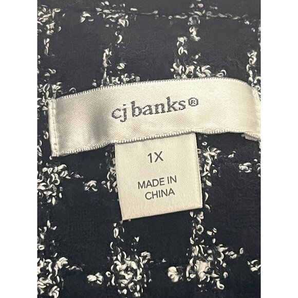 EUC Vintage Houndstooth Blazer By Christopher & Banks - Picture 8 of 8